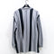 Striped Long Sleeve 1/4 Zip Polo Shirt Club Room