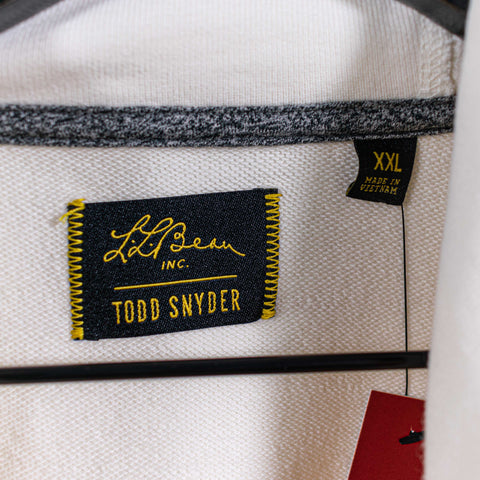 LL Bean Todd Snyder Shawl Collar Sweatshirt