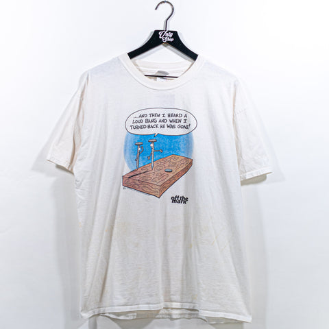 Nail Loud Bang Joke T-Shirt Off The Mark