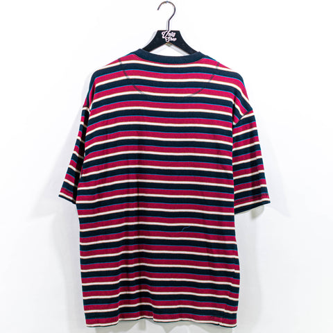 Levis Striped Henley T-Shirt Surf Skate