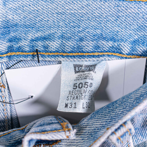 Levis 505 Regular Fit Jeans Skater Grunge