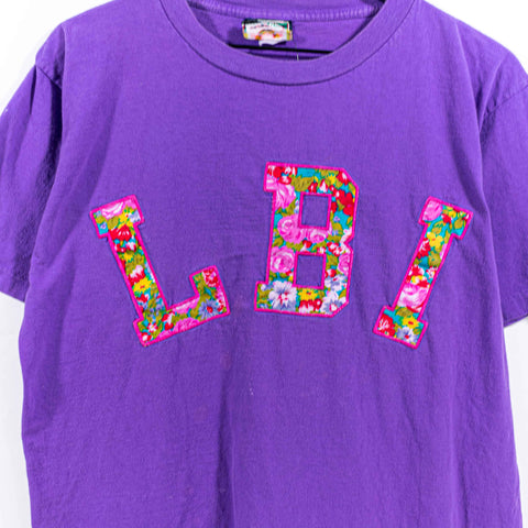 Breezin Up LBI Long Beach Island Floral T-Shirt
