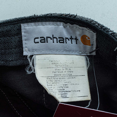 Carhartt Logo Flannel Baseball Cap Hat Plaid