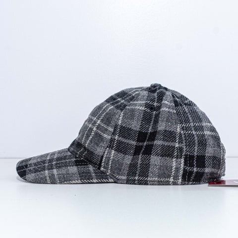 Carhartt Logo Flannel Baseball Cap Hat Plaid