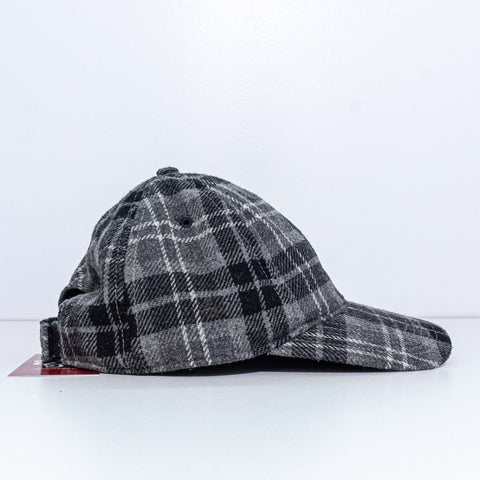 Carhartt Logo Flannel Baseball Cap Hat Plaid