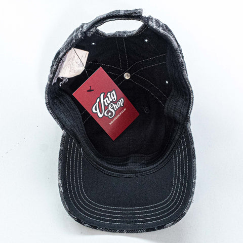 Carhartt Logo Flannel Baseball Cap Hat Plaid