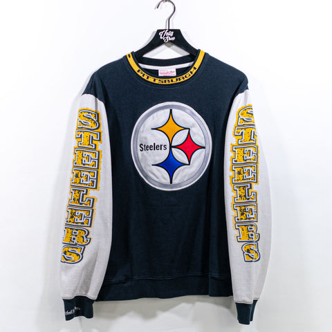 Pittsburgh Steelers NFL Ringer Sweatshirt Mitchell & Ness