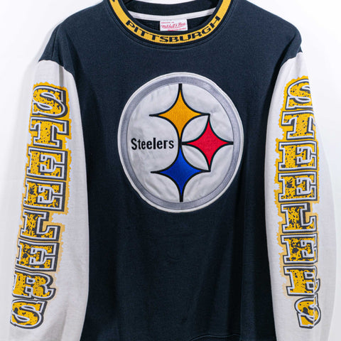 Pittsburgh Steelers NFL Ringer Sweatshirt Mitchell & Ness