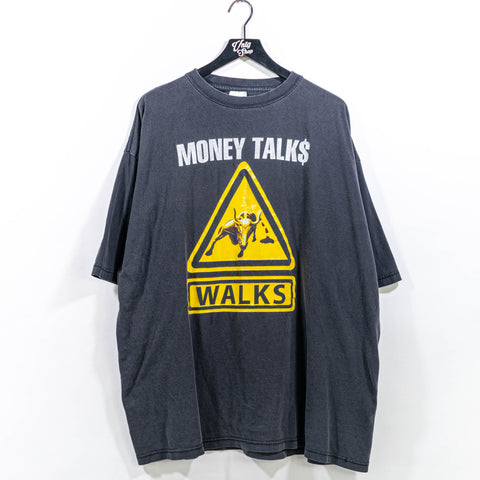 Money Talks BS Walks T-Shirt Hip Hop Baggy