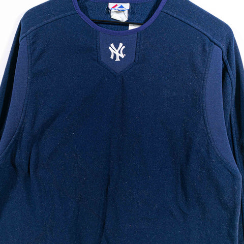 Majestic New York Yankees Center Logo Fleece Pullover