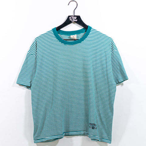 Surf Skate Striped T-Shirt Grunge Hanes Otherwear