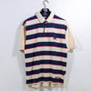 Tommy Hilfiger Striped Spell Out Polo Shirt