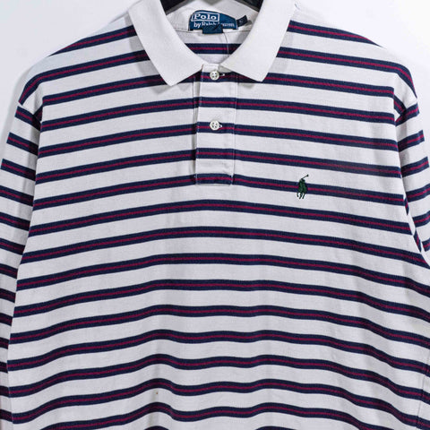 Polo Ralph Lauren Pony Striped Long Sleeve Polo Shirt