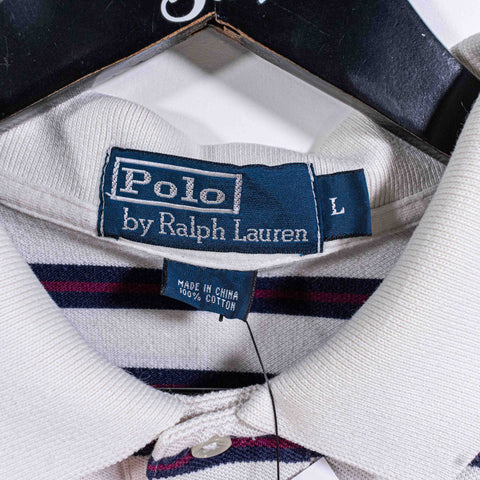Polo Ralph Lauren Pony Striped Long Sleeve Polo Shirt