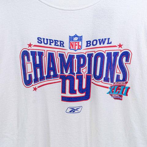 New York Giants T-Shirt Reebok NFL Super Bowl Champions XLII