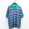 Bugle Boy Striped Sun Faded Polo Shirt Surf Skate