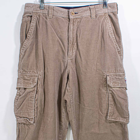 Aeropostale Corduroy Cargo Pants Baggy
