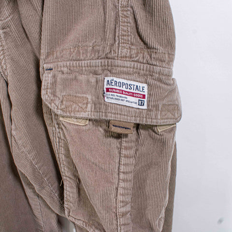 Aeropostale Corduroy Cargo Pants Baggy