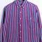 Royal Blues Striped Denim Shirt