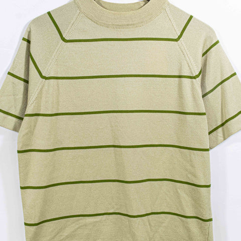 Donegal Coleseta Knit Striped T-Shirt Mid Century