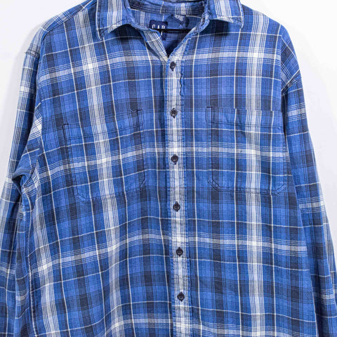 GAP Plaid Flannel Button Shirt Heavyweight