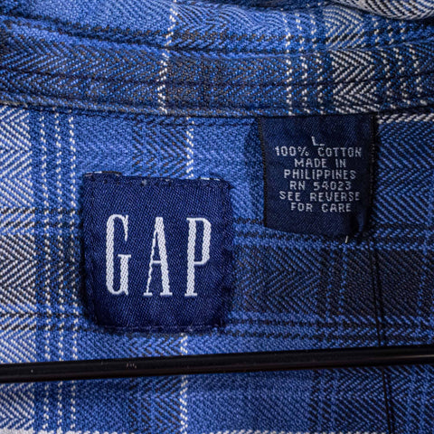 GAP Plaid Flannel Button Shirt Heavyweight
