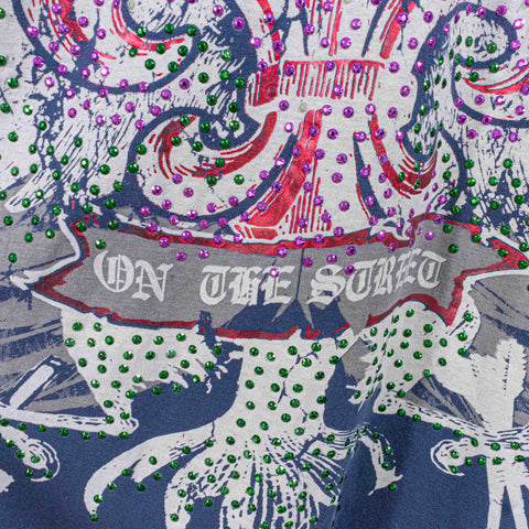 Destroy Eagle Bedazzled AOP T-Shirt Cyber Goth