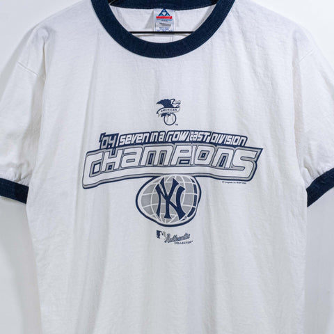 New York Yankees Division Champions 2004 T-Shirt Ringer