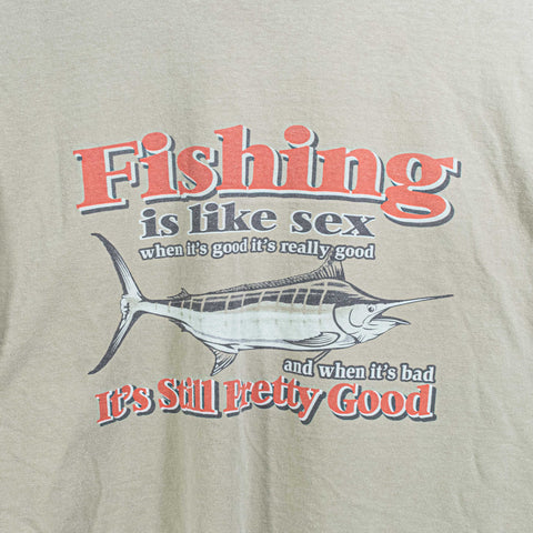 Fishing Is Like Sex T-Shirt Funny Kona Hawaii