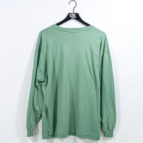 Russell Athletic Long Sleeve Tonal Green T-Shirt