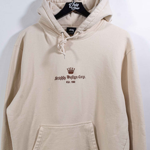 Stussy Design Corp Hoodie Sweatshirt Skater Tonal