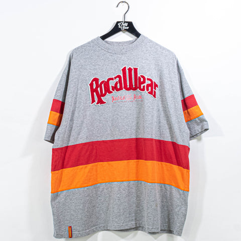 Rocawear Nautical Collection Striped T-Shirt Baggy Hip Hop