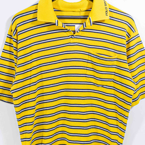 Polo Sport Ralph Lauren Knit Polo Shirt Preppy Sopranos Style Mafia Mobster