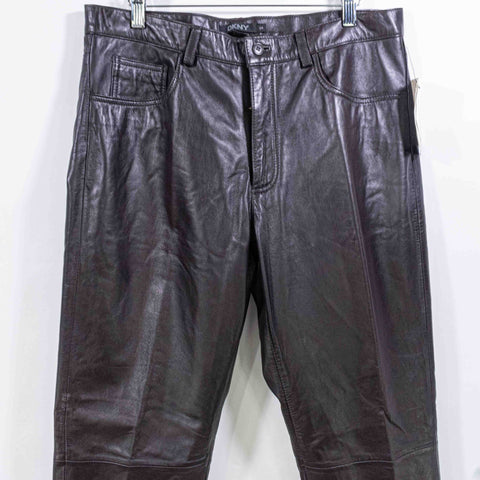 DKNY Leather Pants
