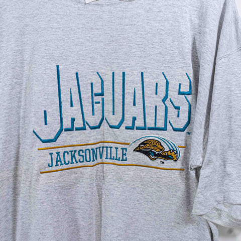 Jacksonville Jaguars Embroidered T-Shirt NFL Logo Athletic Football