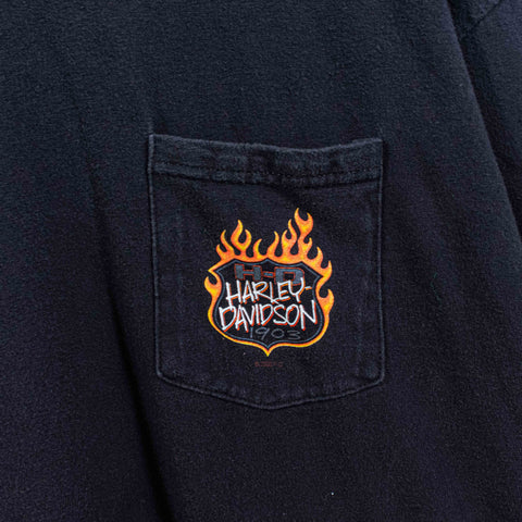 Harley Davidson Motorcycles Pocket T-Shirt Sturgis South Dakota