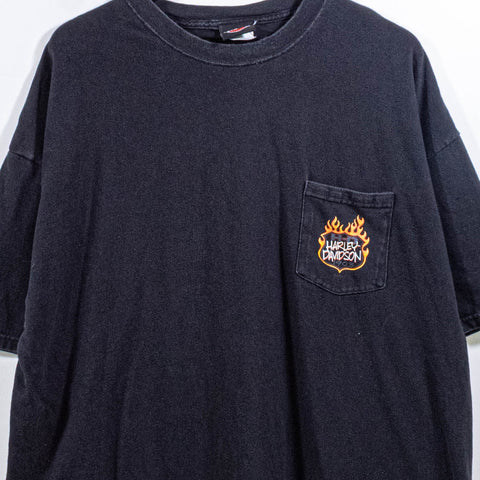 Harley Davidson Motorcycles Pocket T-Shirt Sturgis South Dakota