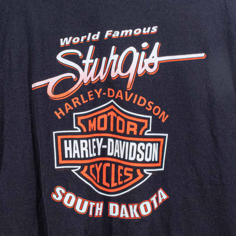 Harley Davidson Motorcycles Pocket T-Shirt Sturgis South Dakota