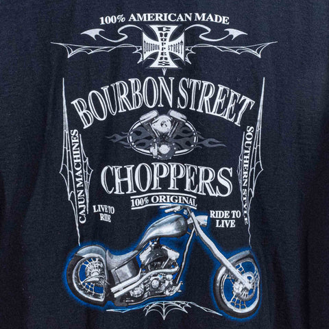 Bourbon Street Choppers Motorcycles T-Shirt Biker