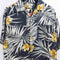 Tommy Bahama Floral Silk Hawaiian Camp Shirt Loop Collar