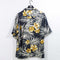 Tommy Bahama Floral Silk Hawaiian Camp Shirt Loop Collar