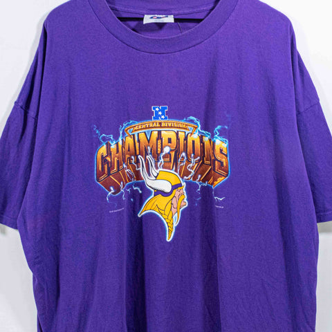 Minnesota Vikings 1998 NFC Champions T-Shirt Lightning NFL Football