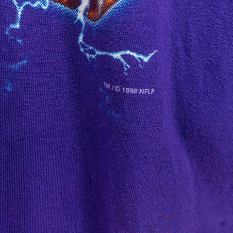 Minnesota Vikings 1998 NFC Champions T-Shirt Lightning NFL Football