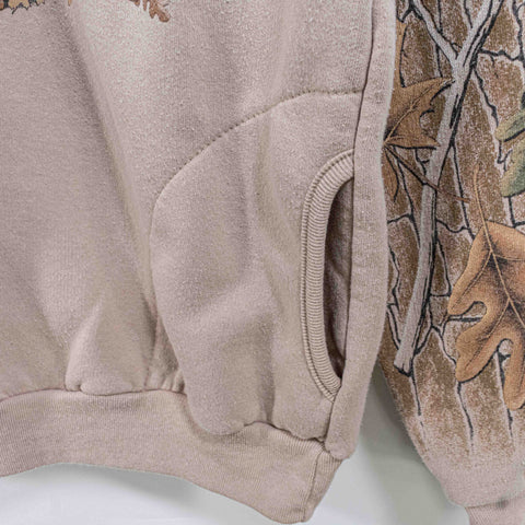 Nature Deer Wilderness AOP Henley Sweatshirt Artisans Sunschein Designs