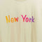 New York Embroidered Sun Faded T-Shirt