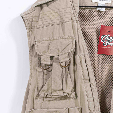 Banana Republic Safari Hunting Fishing Utility Vest