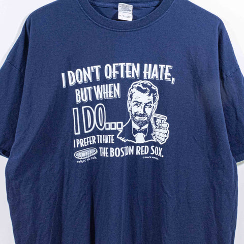 I Prefer To Hate Boston Red Sox T-Shirt Smack Talk Funny Joke
