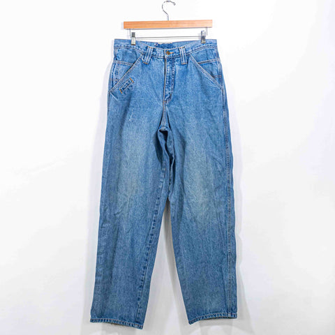 Baggy Wide Leg Jeans Hip Hop Skater