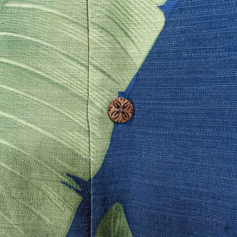 Tommy Bahama Floral Silk Hawaiian Camp Shirt Loop Collar