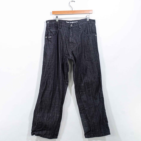 5ive Jungle Baggy Jeans Wide Leg Hip Hop